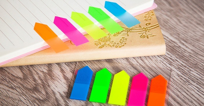 Giấy note 5 màu mũi tên 3M 688